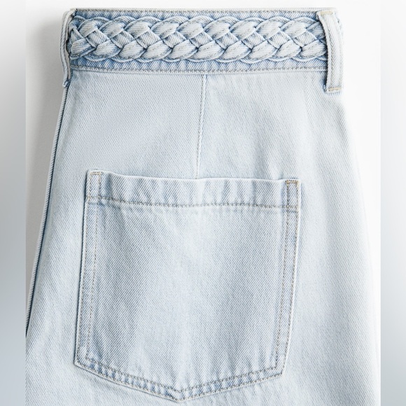 H&M NWT WIDE HIGH WAISTED JEANS - Picture 3 of 7